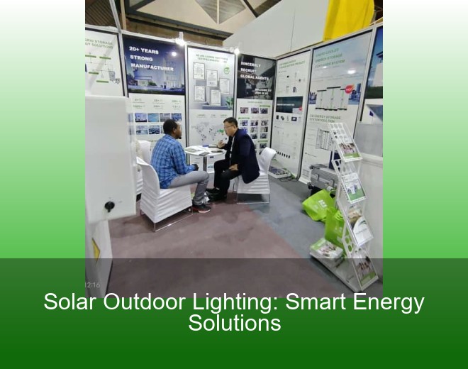 Solar Outdoor Lighting: Smart Energy Solutions
